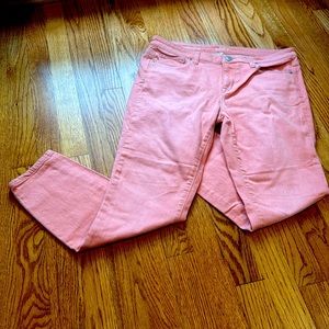 Ann Taylor loft modern skinny ankle size 29/8 salmon pink pants